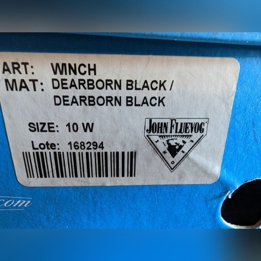 John Fleuvog, Simple living black Winch shoe Women's 10, men's 8.5 - Picture 12 of 15